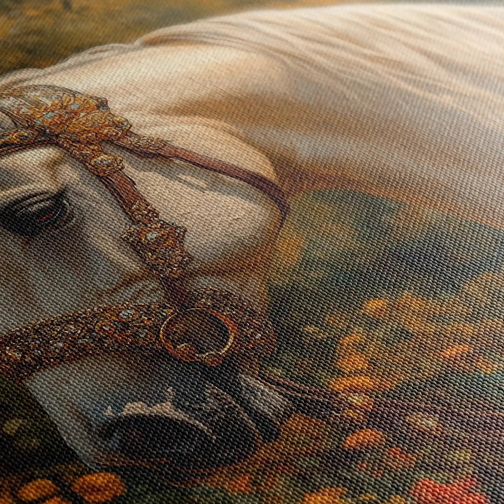 Horses 103 Canvas Art 90 x 60 cm / Stretched on hidden frame