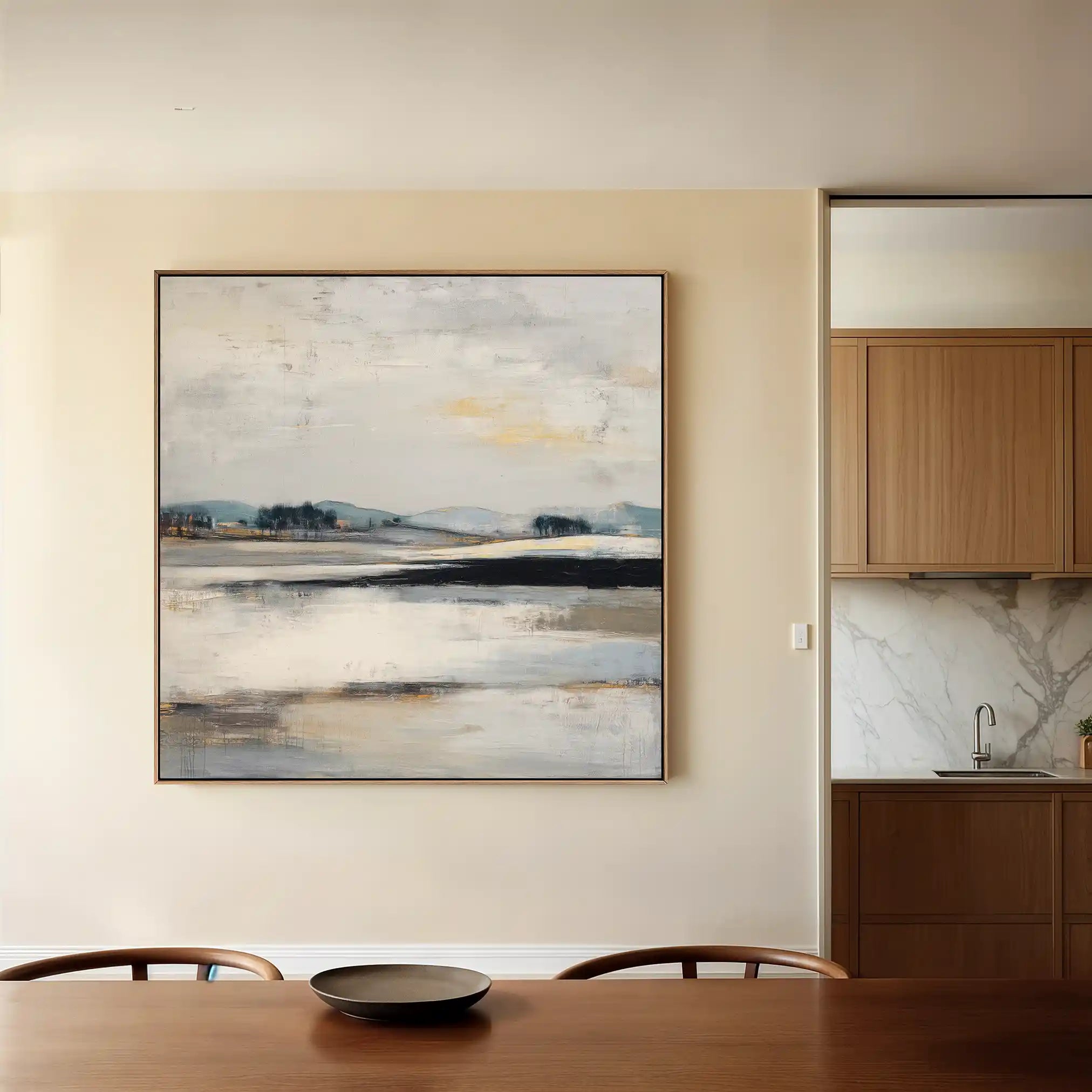 Abstract 1030 Canvas Art 60 x 60 cm / Stretched on hidden frame