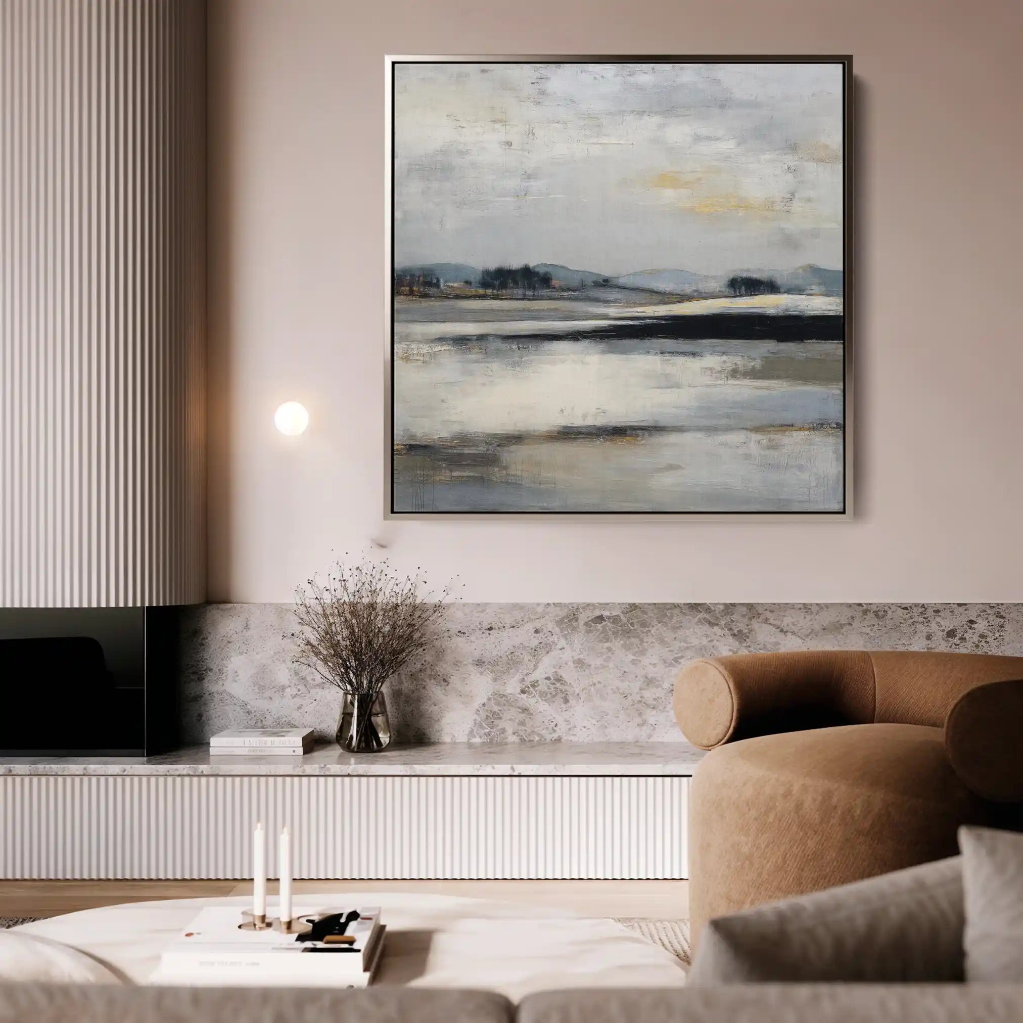 Abstract 1030 Canvas Art 60 x 60 cm / Stretched on hidden frame