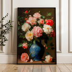 Floral Canvas Wall Art WAD1030-F 90 x 60 cm / Stretched on hidden frame