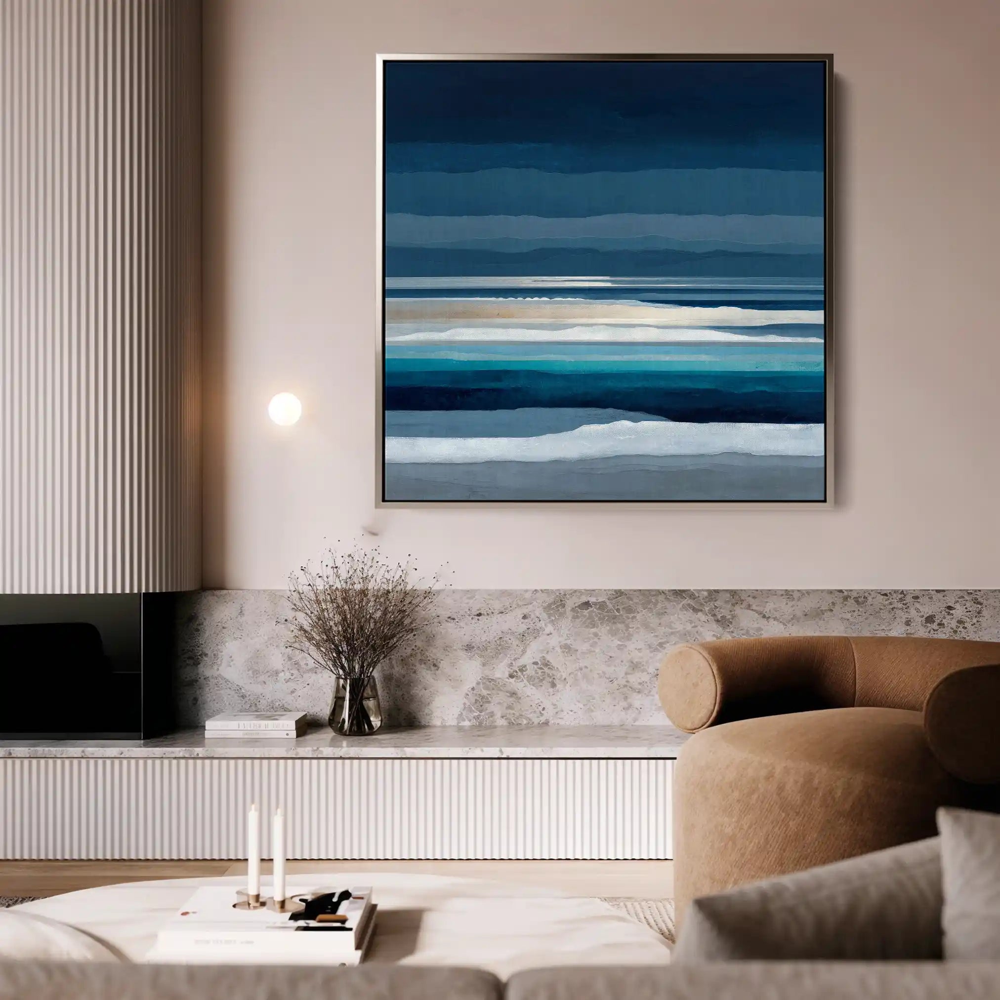 Abstract 1031 Canvas Art 60 x 60 cm / Stretched on hidden frame