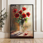 Floral Canvas Wall Art WAD1032-F 90 x 60 cm / Stretched on hidden frame