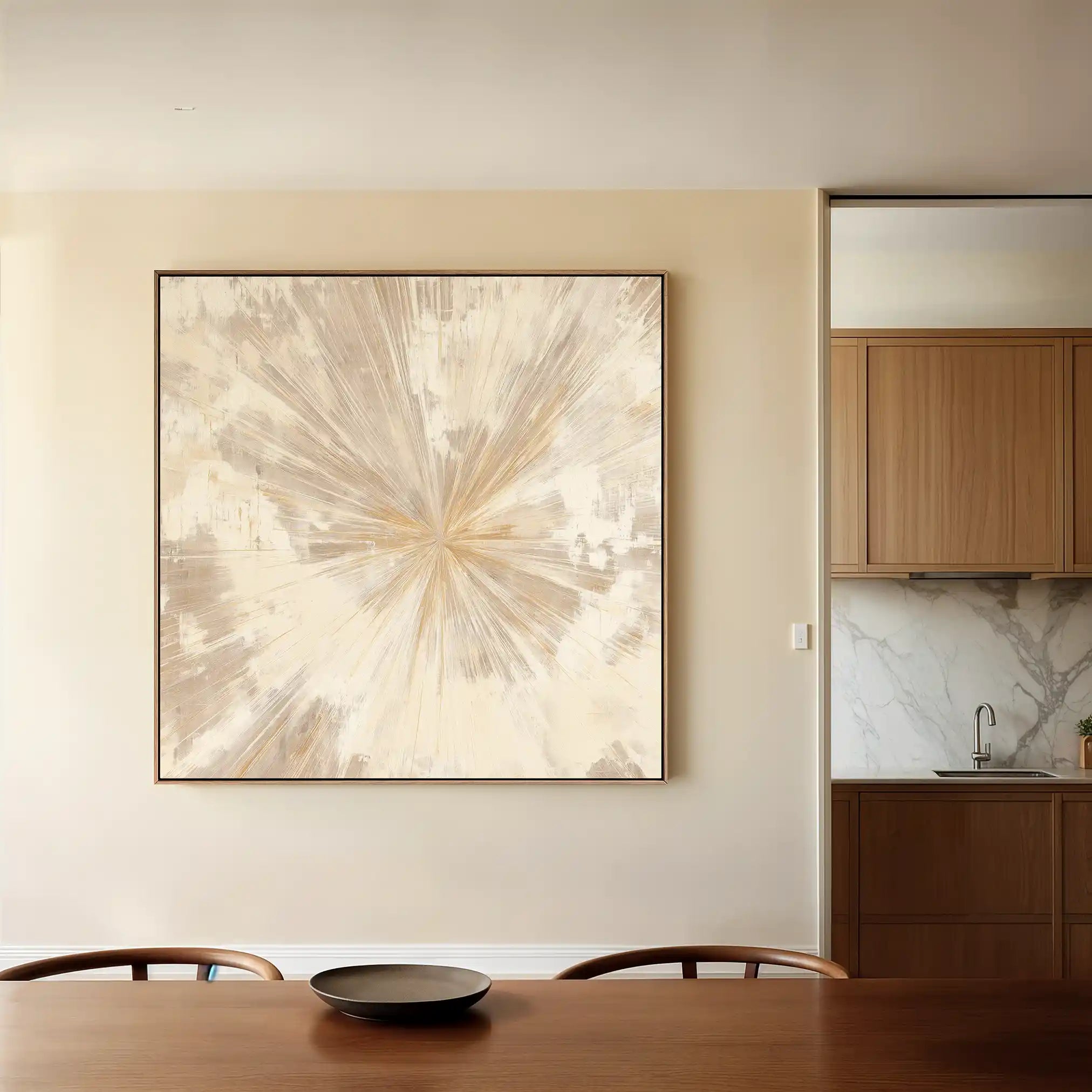 Abstract 1033 Canvas Art 60 x 60 cm / Stretched on hidden frame