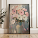 Floral Canvas Wall Art WAD1034-F 90 x 60 cm / Stretched on hidden frame