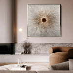 Abstract 1035 Canvas Art 60 x 60 cm / Stretched on hidden frame