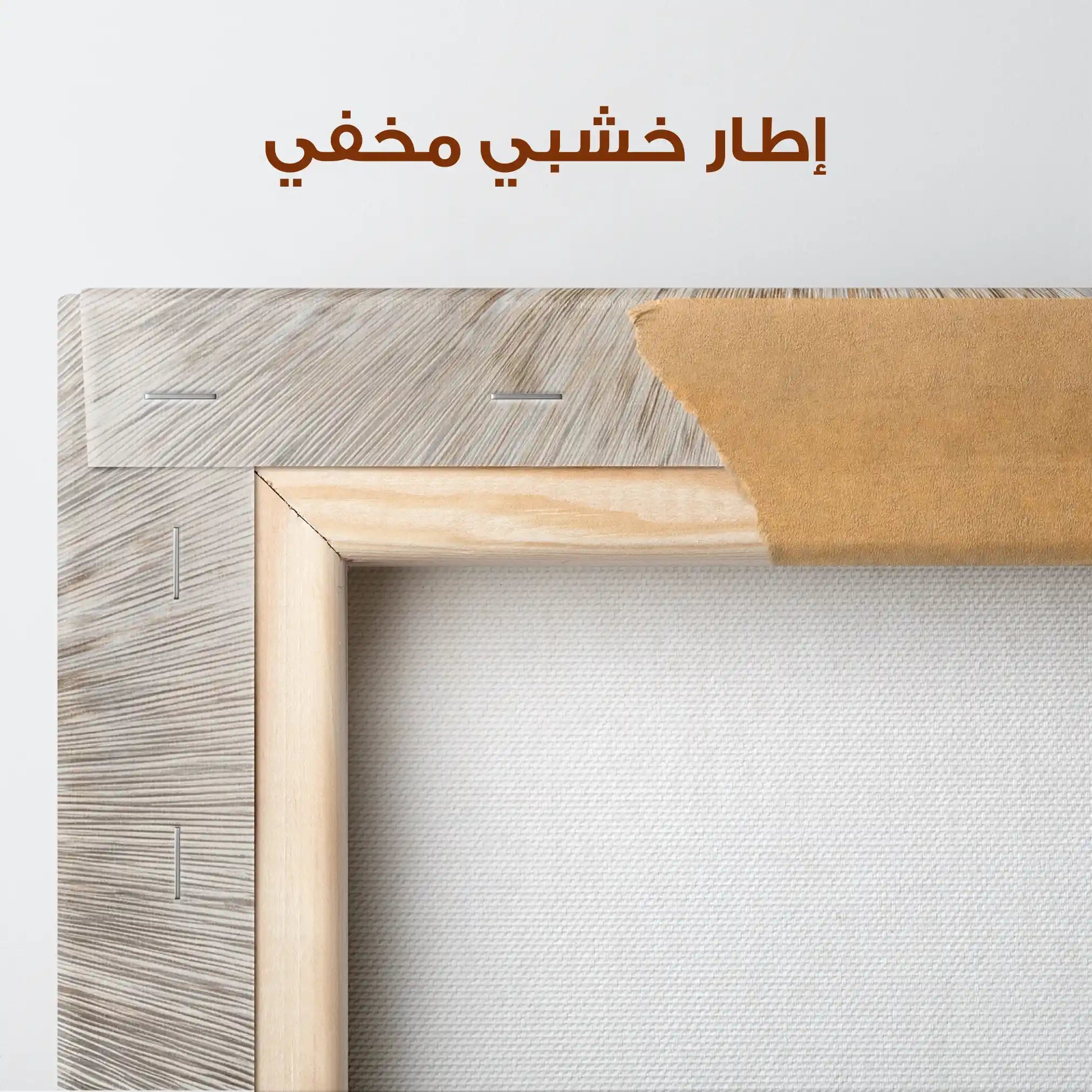 Abstract 1035 Canvas Art 60 x 60 cm / Stretched on hidden frame