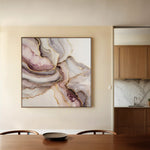 Abstract 1036 Canvas Art 60 x 60 cm / Stretched on hidden frame