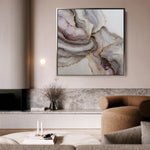 Abstract 1036 Canvas Art 60 x 60 cm / Stretched on hidden frame