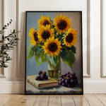 Floral Canvas Wall Art WAD1038-F 90 x 60 cm / Stretched on hidden frame