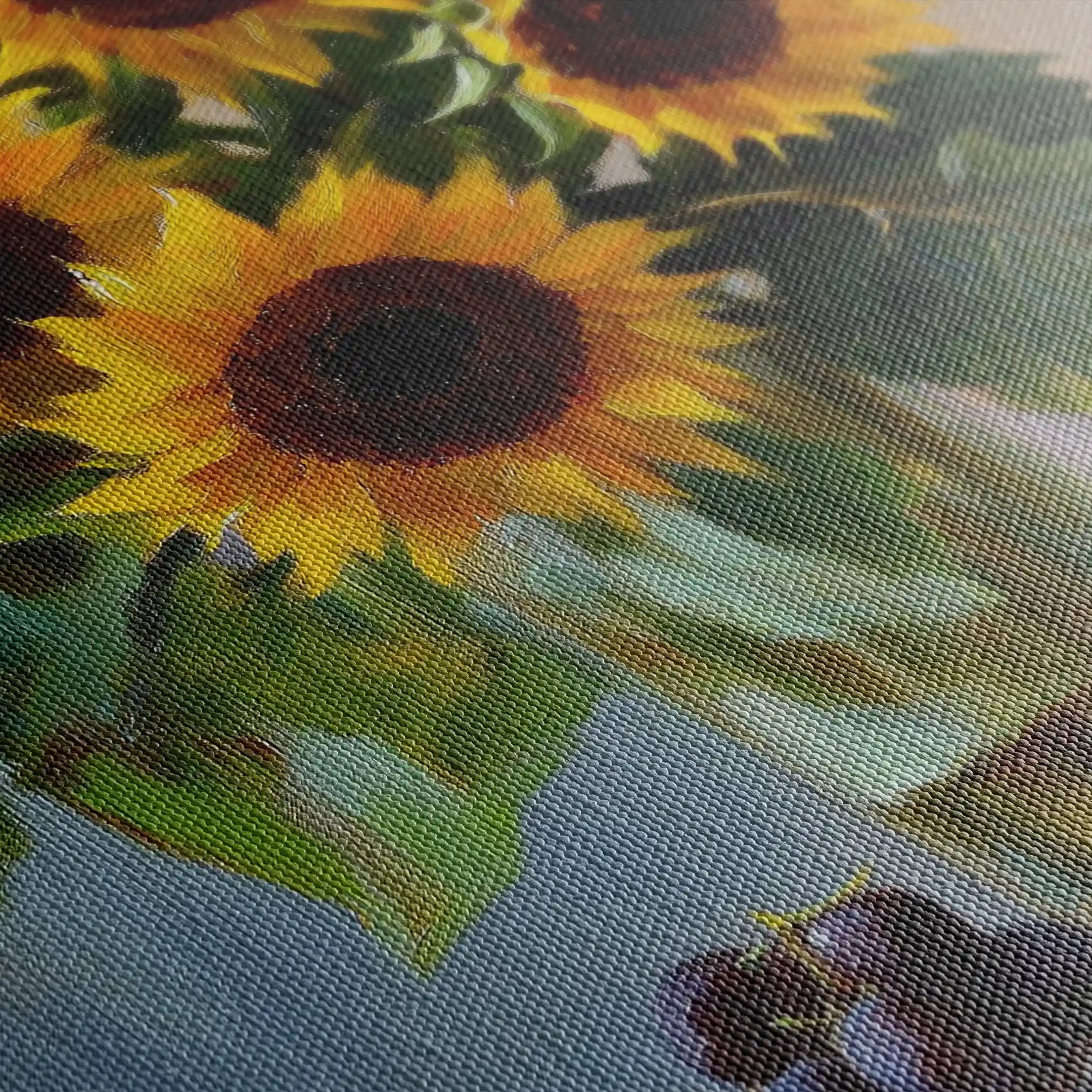 Floral Canvas Wall Art WAD1038-F 90 x 60 cm / Stretched on hidden frame