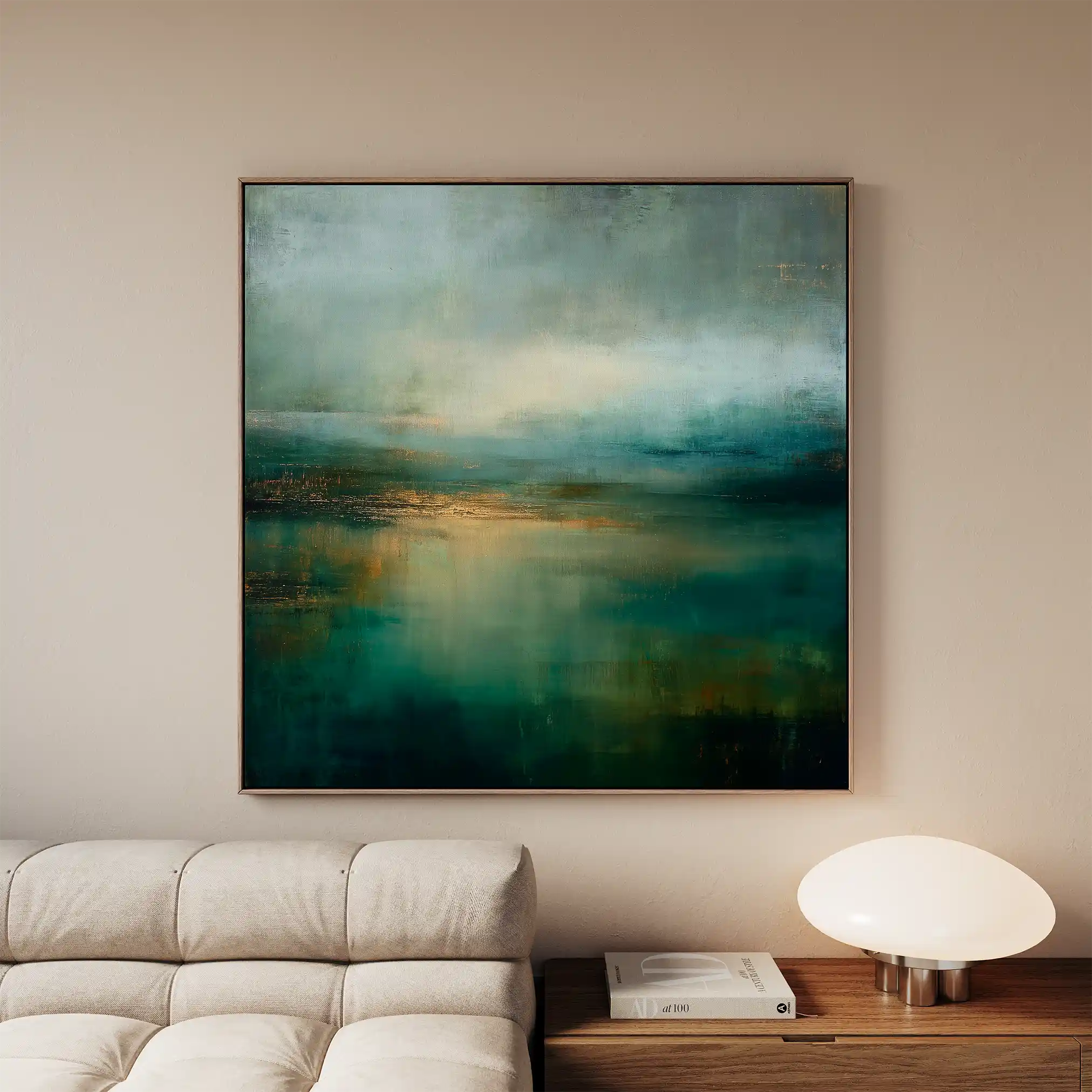 Abstract 1039 Canvas Art 60 x 60 cm / Stretched on hidden frame