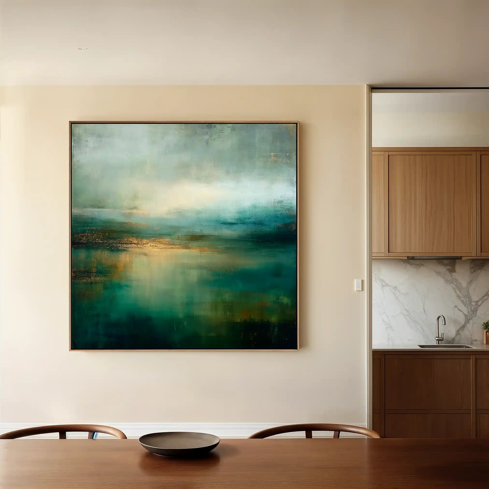 Abstract 1039 Canvas Art 60 x 60 cm / Stretched on hidden frame