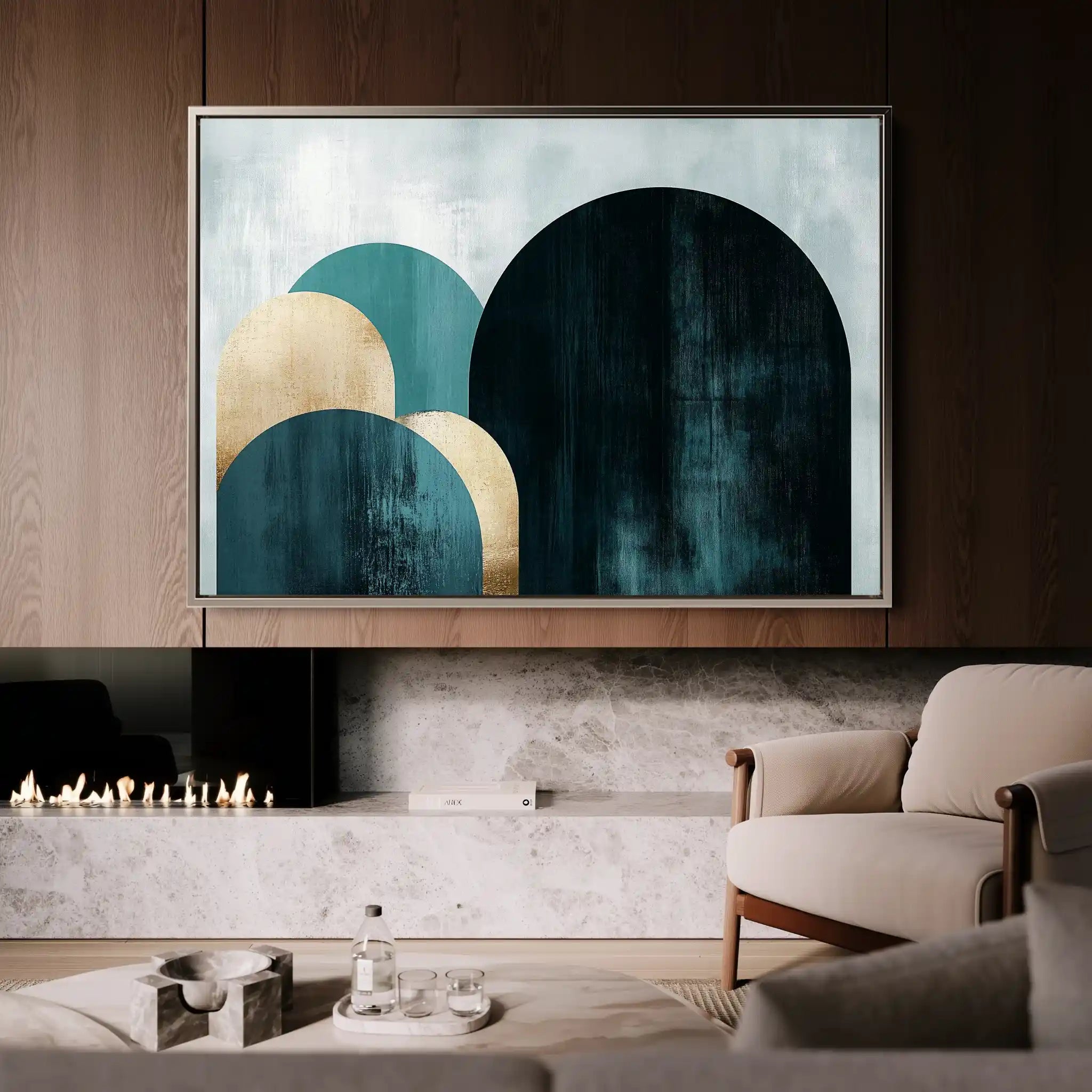 Boho 104 Canvas Art 90 x 60 cm / Stretched on hidden frame