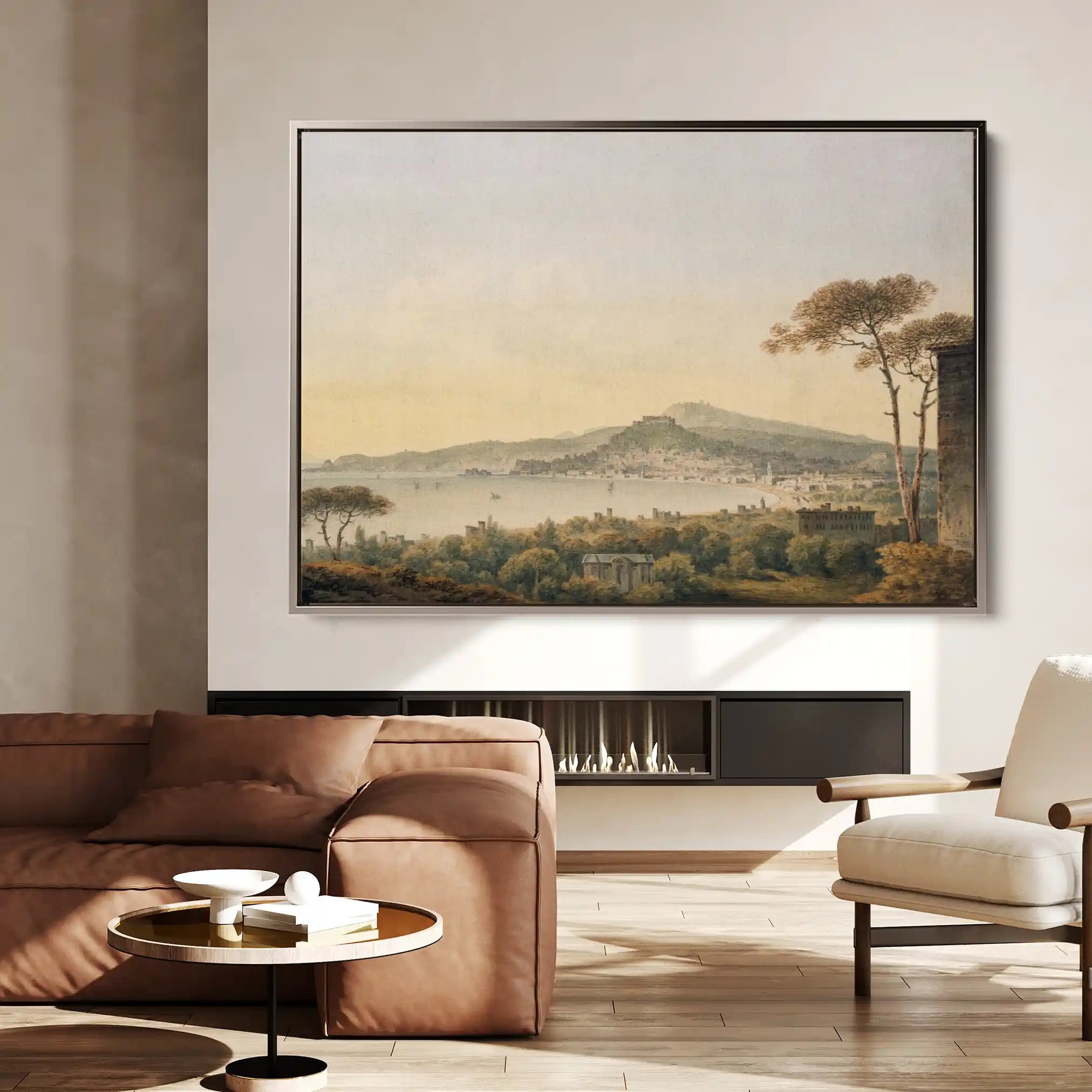 Landscape 104 Canvas Art 90 x 60 cm / Stretched on hidden frame