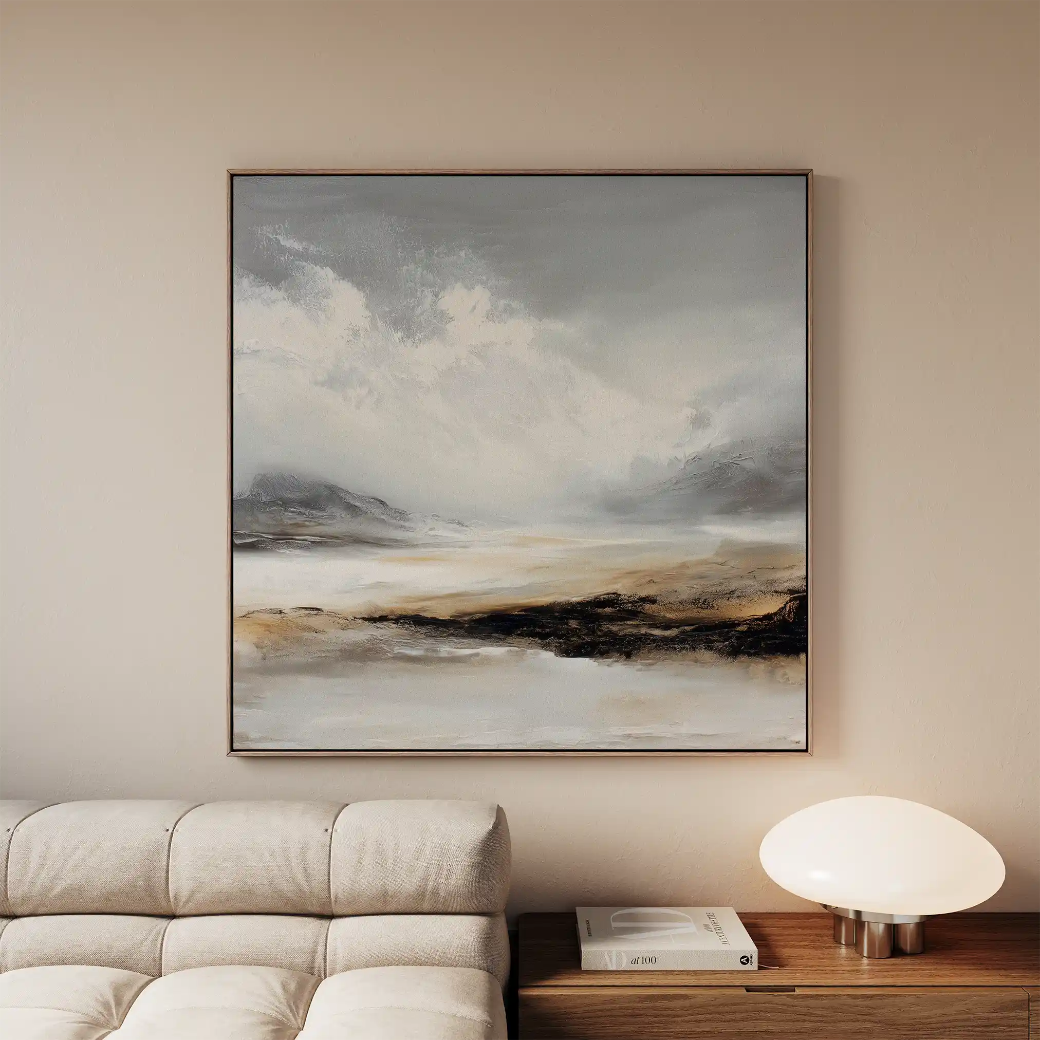 Abstract 1041 Canvas Art 60 x 60 cm / Stretched on hidden frame