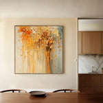 Abstract 1043 Canvas Art 60 x 60 cm / Stretched on hidden frame