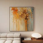 Abstract 1043 Canvas Art 60 x 60 cm / Stretched on hidden frame
