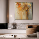 Abstract 1043 Canvas Art 60 x 60 cm / Stretched on hidden frame