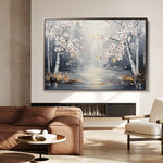 Floral Canvas Wall Art WAD1043-F 90 x 60 cm / Stretched on hidden frame