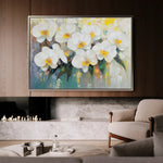 Floral Canvas Wall Art WAD1044-F 90 x 60 cm / Stretched on hidden frame