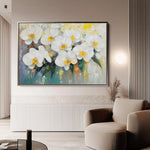 Floral Canvas Wall Art WAD1044-F 90 x 60 cm / Stretched on hidden frame