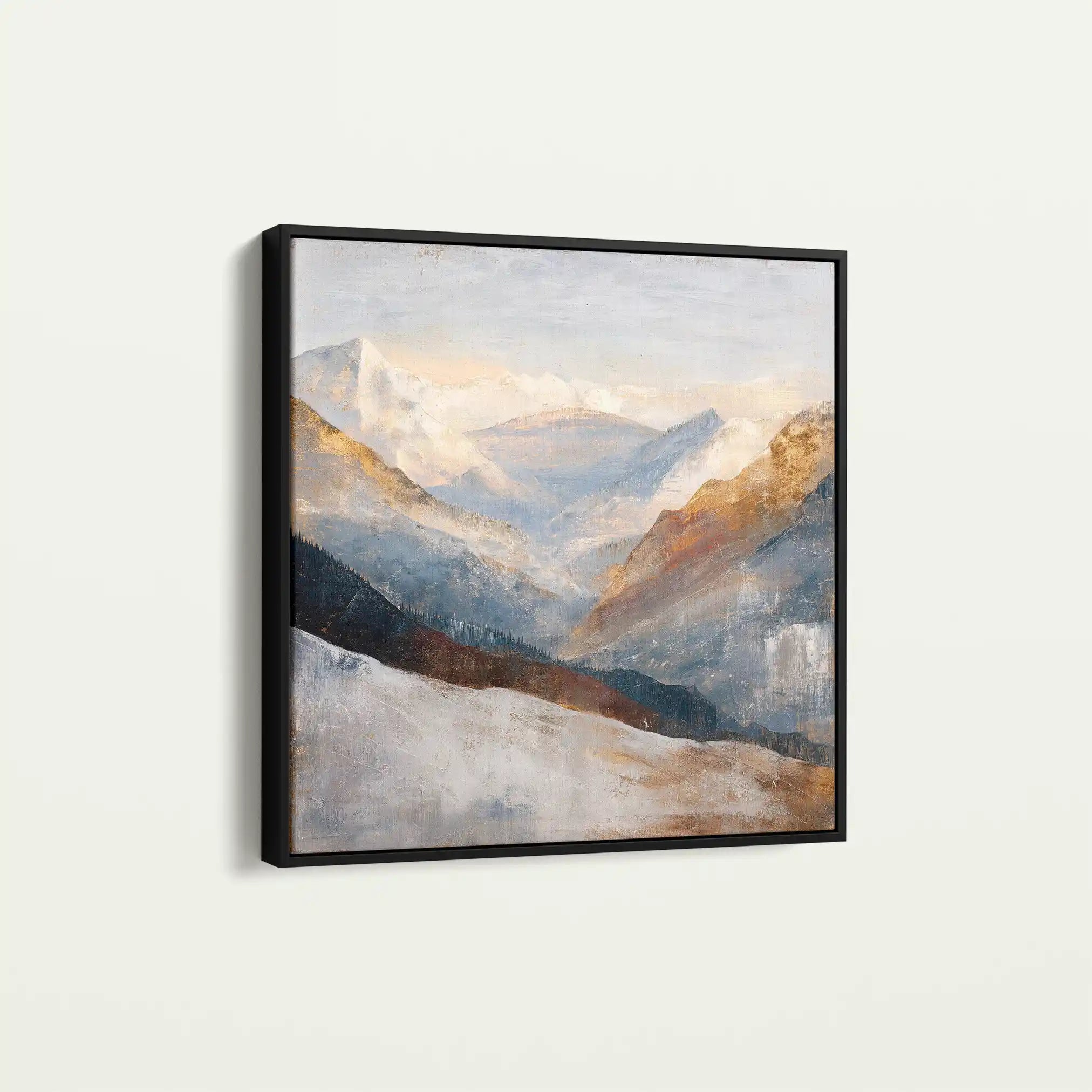 Abstract 1045 Canvas Art 60 x 60 cm / Stretched on hidden frame
