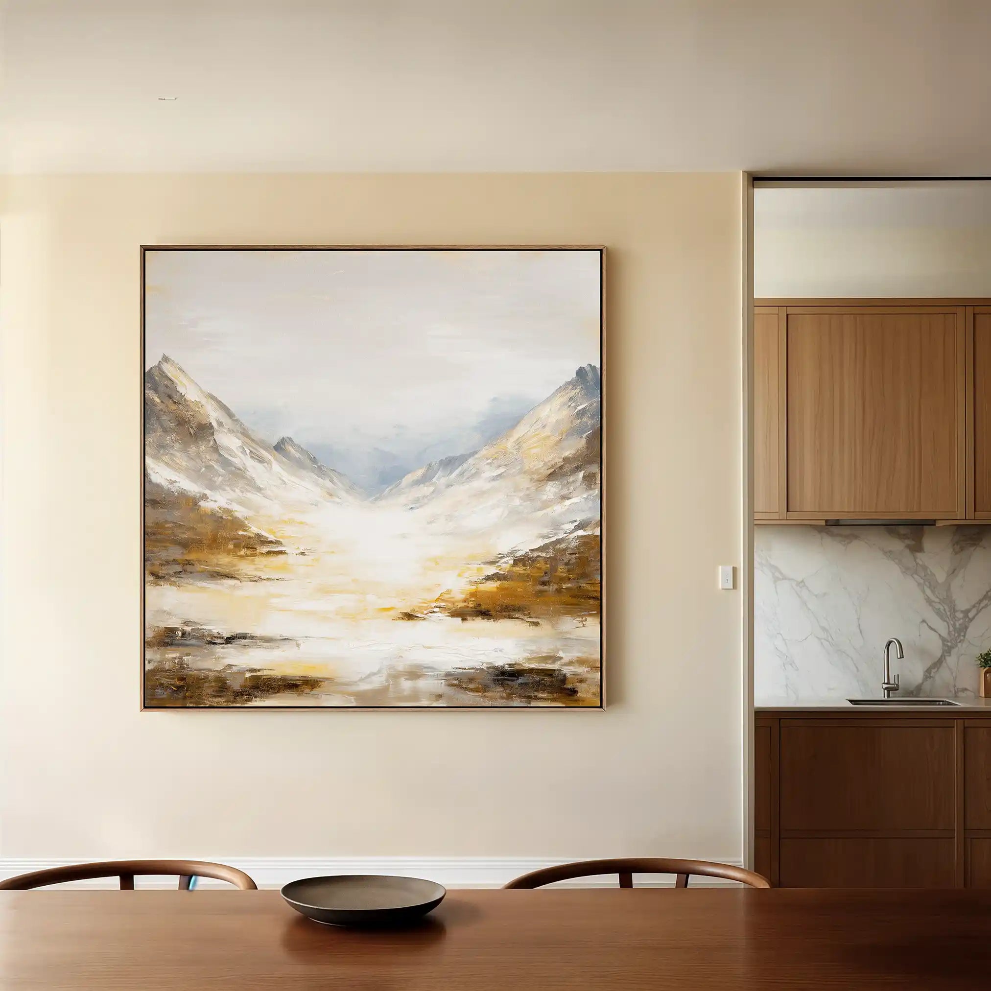 Abstract 1046 Canvas Art 60 x 60 cm / Stretched on hidden frame