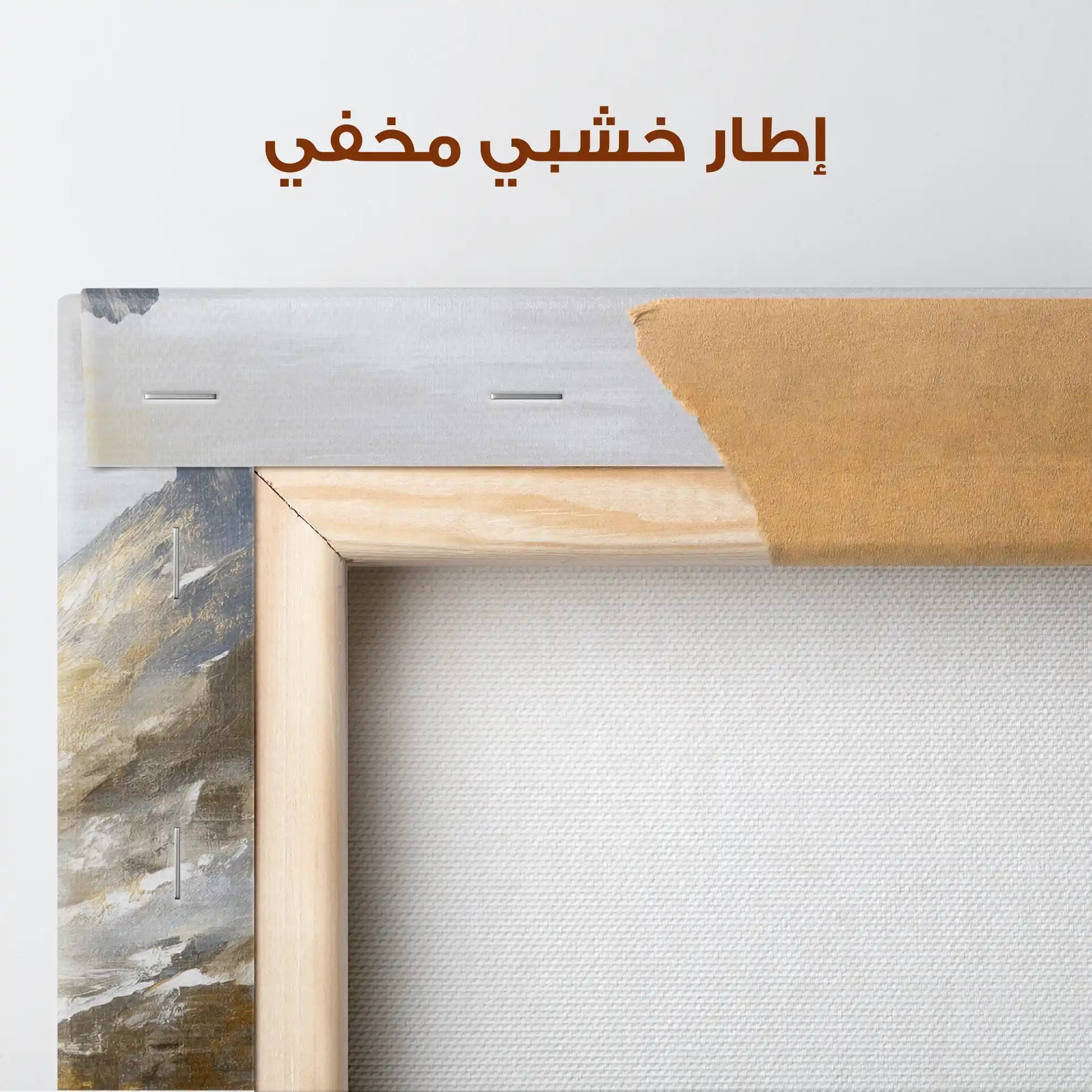 Abstract 1046 Canvas Art 60 x 60 cm / Stretched on hidden frame