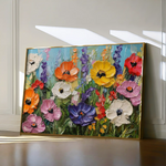 Floral Canvas Wall Art WAD1046-F 90 x 60 cm / Stretched on hidden frame