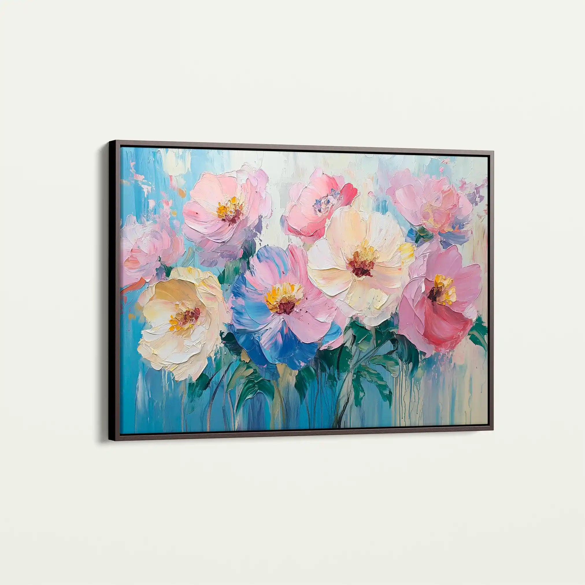 Floral Canvas Wall Art WAD1047-F 90 x 60 cm / Stretched on hidden frame