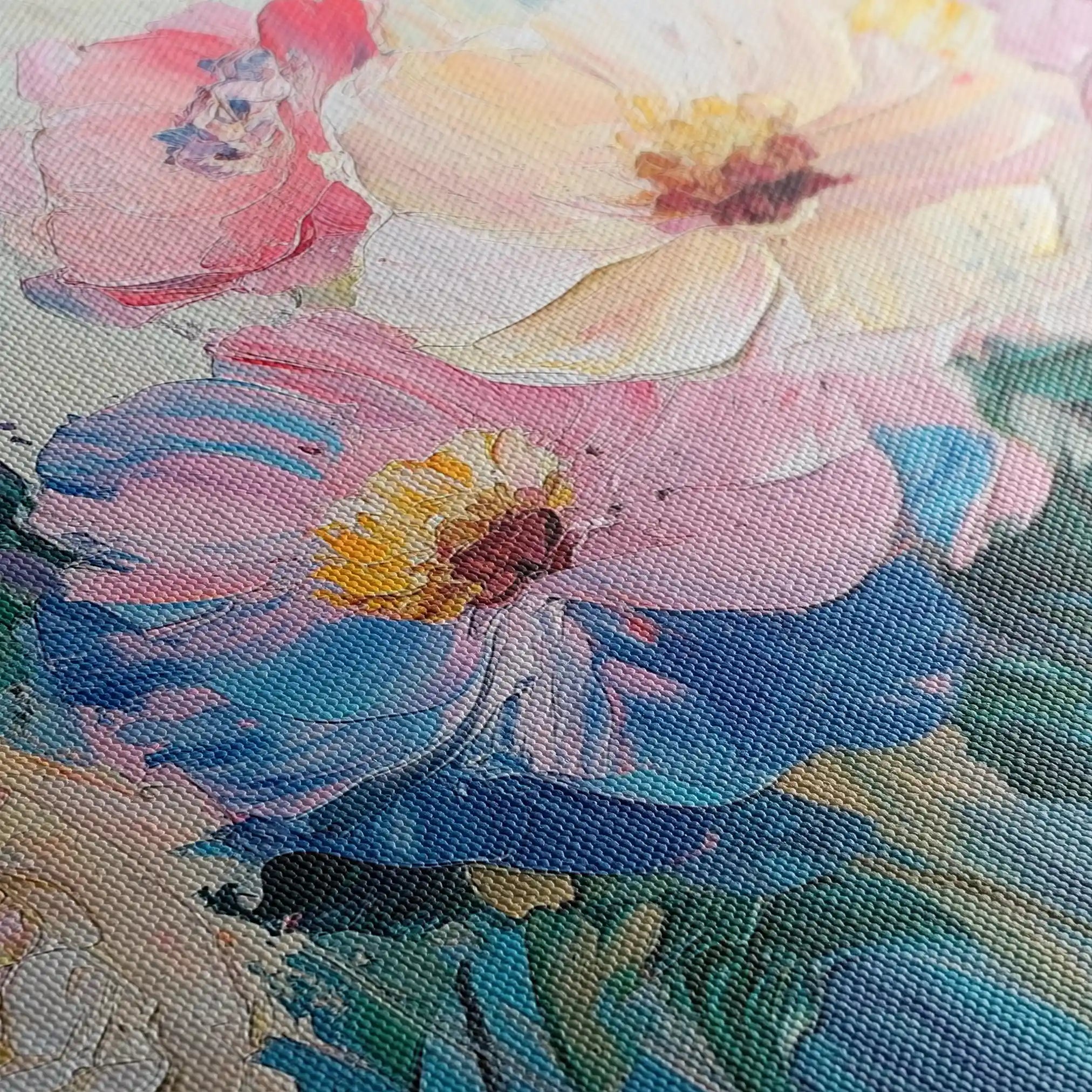 Floral Canvas Wall Art WAD1047-F 90 x 60 cm / Stretched on hidden frame