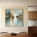Abstract 1048 Canvas Art 60 x 60 cm / Stretched on hidden frame