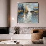 Abstract 1048 Canvas Art 60 x 60 cm / Stretched on hidden frame
