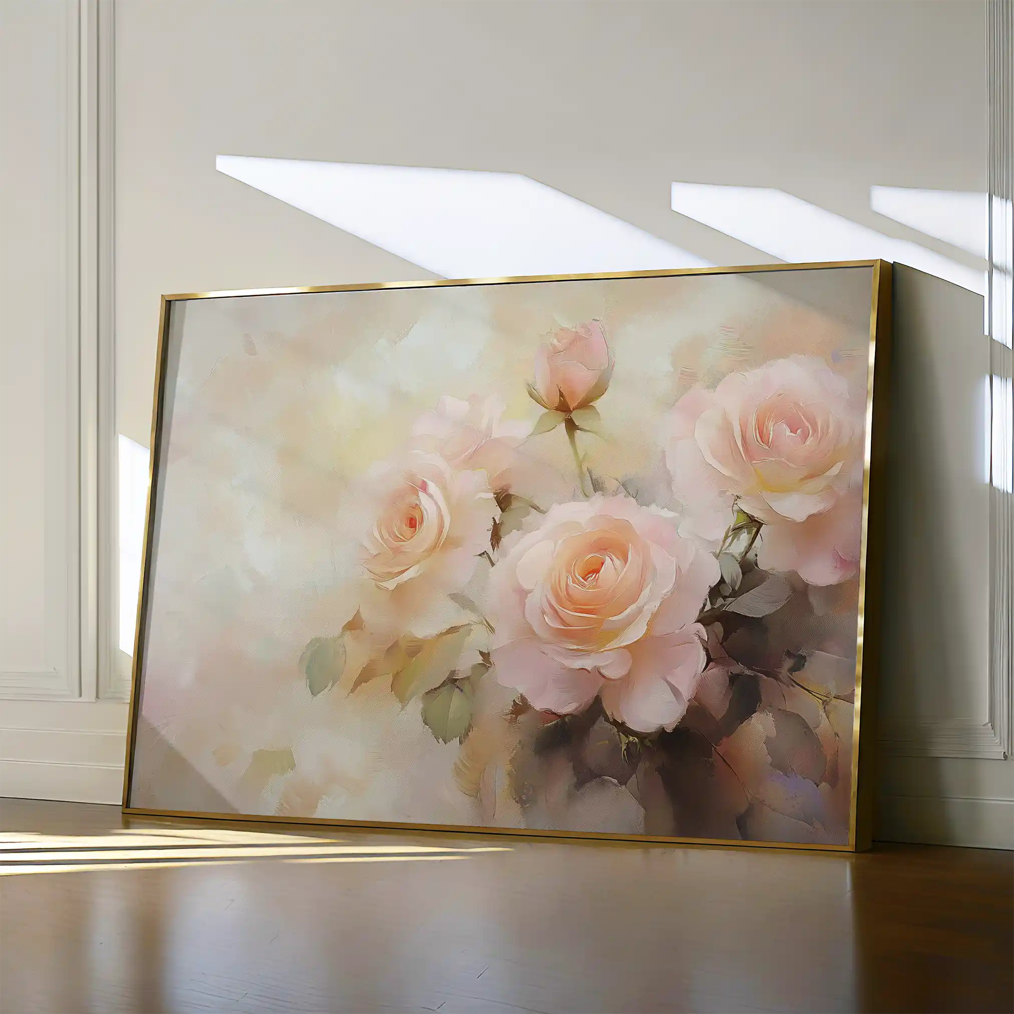 Floral Canvas Wall Art WAD1048-F 90 x 60 cm / Stretched on hidden frame