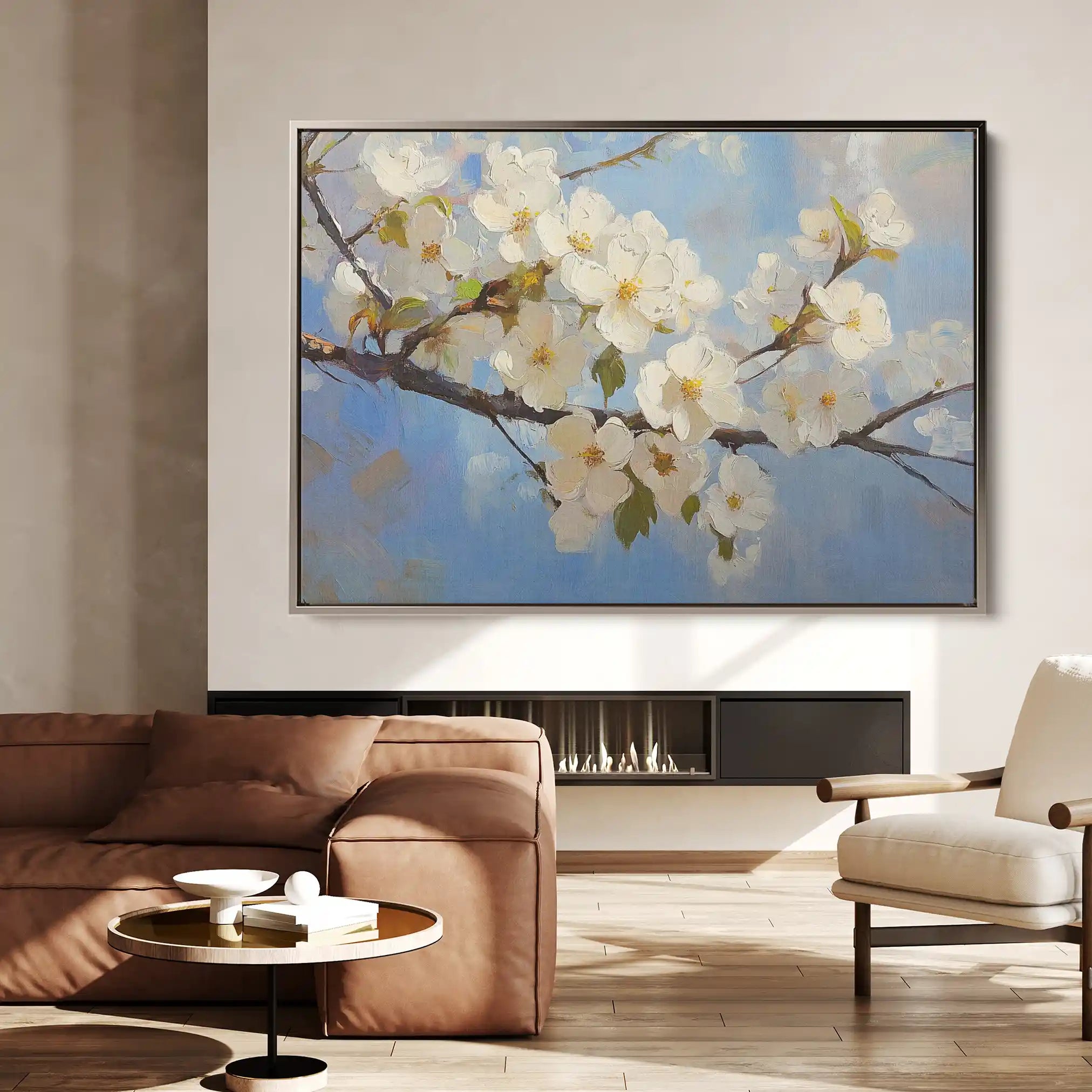 Floral Canvas Wall Art WAD1049-F 90 x 60 cm / Stretched on hidden frame