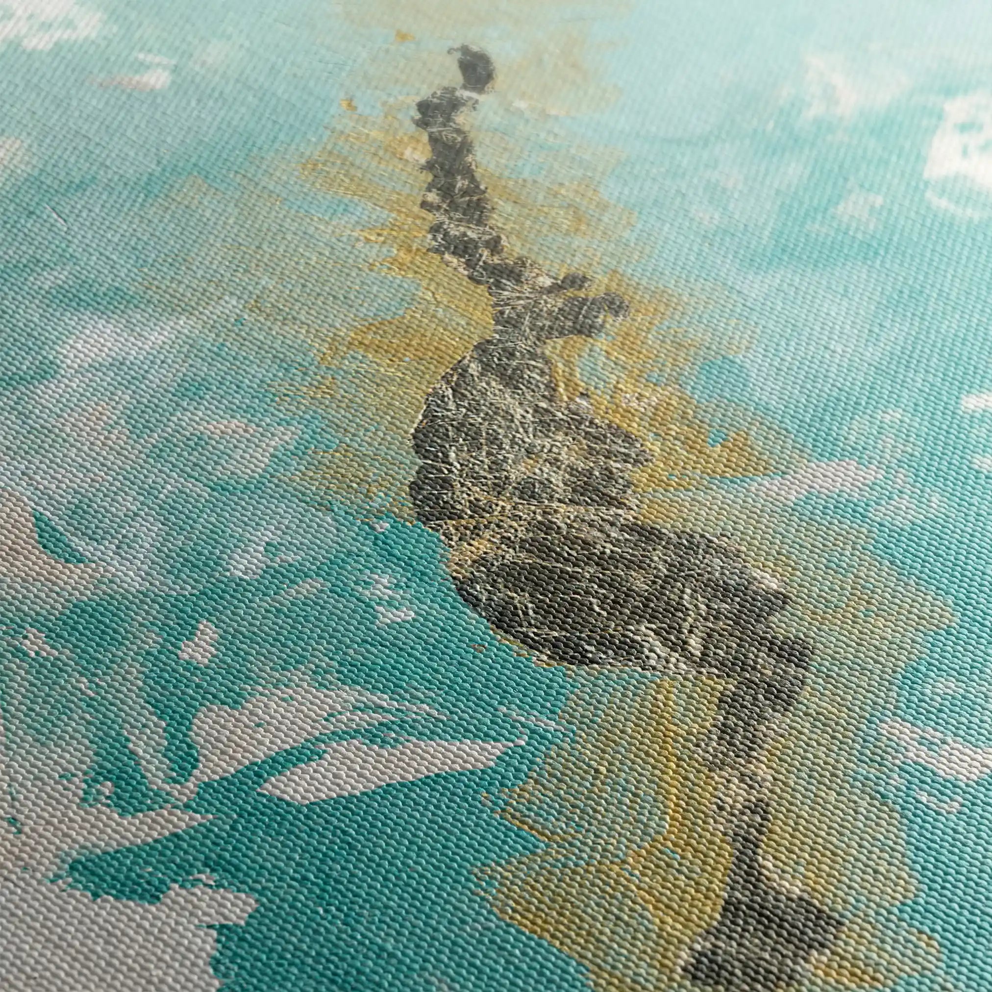 Abstract 105 Canvas Art 60 x 40 cm / Stretched on hidden frame