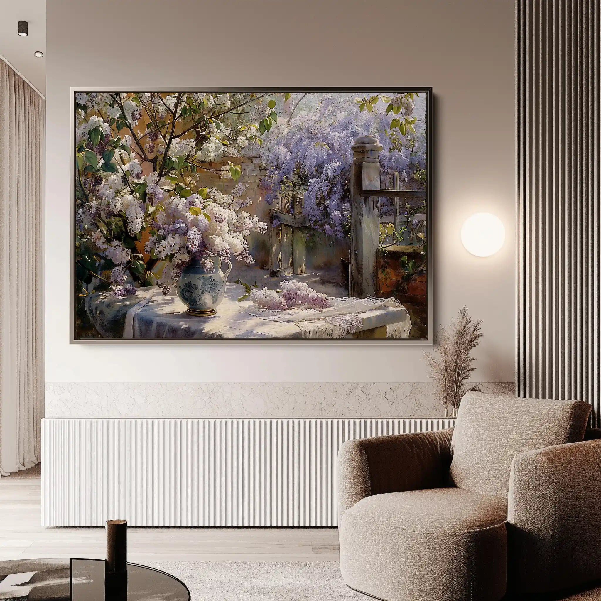 Floral Canvas Wall Art WAD105-F 90 x 60 cm / Stretched on hidden frame