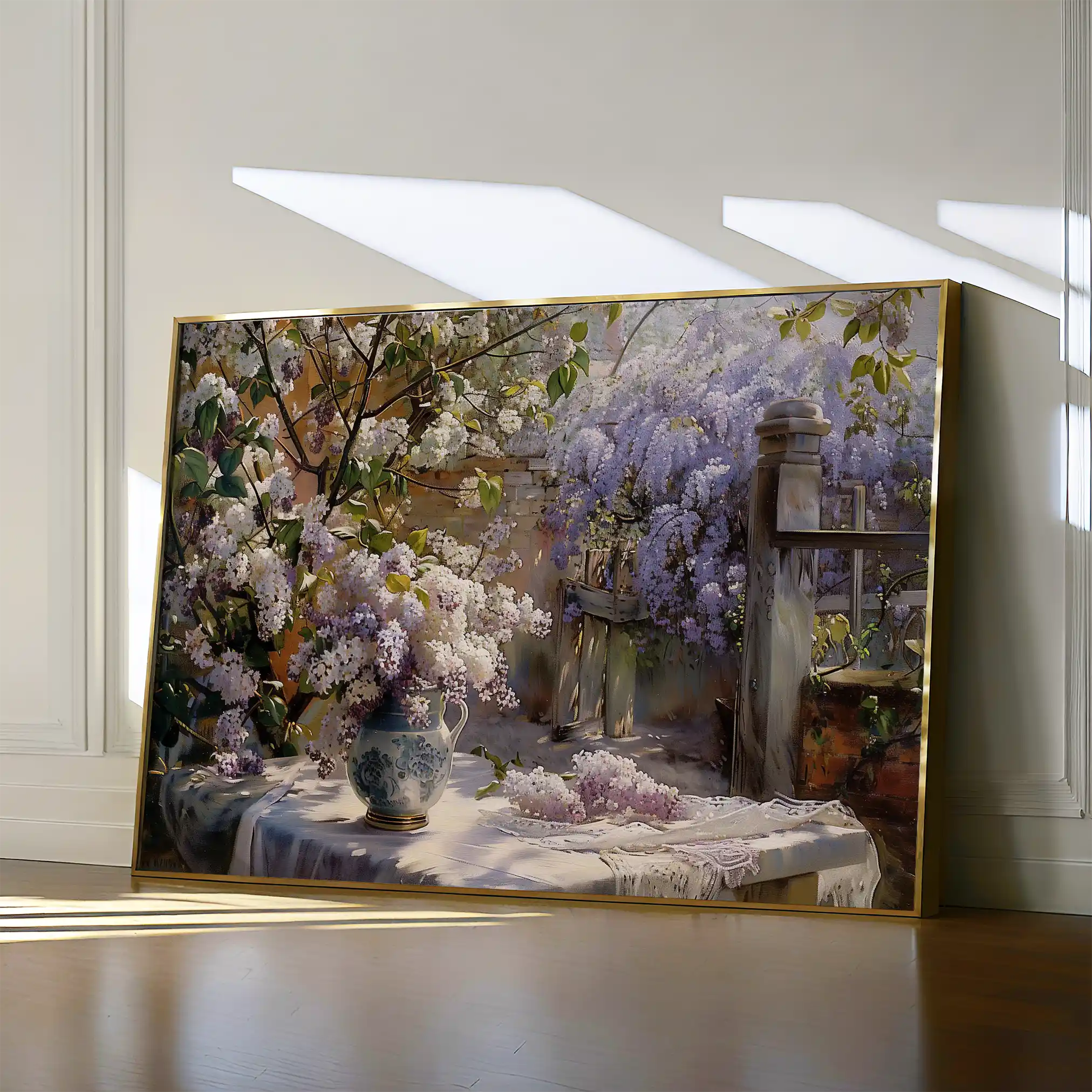 Floral Canvas Wall Art WAD105-F 90 x 60 cm / Stretched on hidden frame