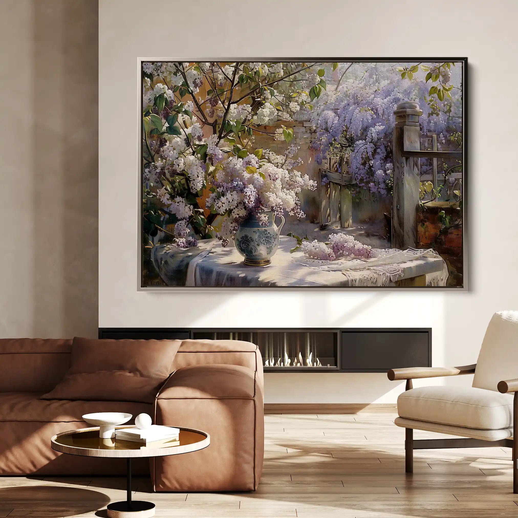 Floral Canvas Wall Art WAD105-F 90 x 60 cm / Stretched on hidden frame