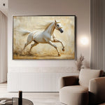 Horses 105 Canvas Art 90 x 60 cm / Stretched on hidden frame