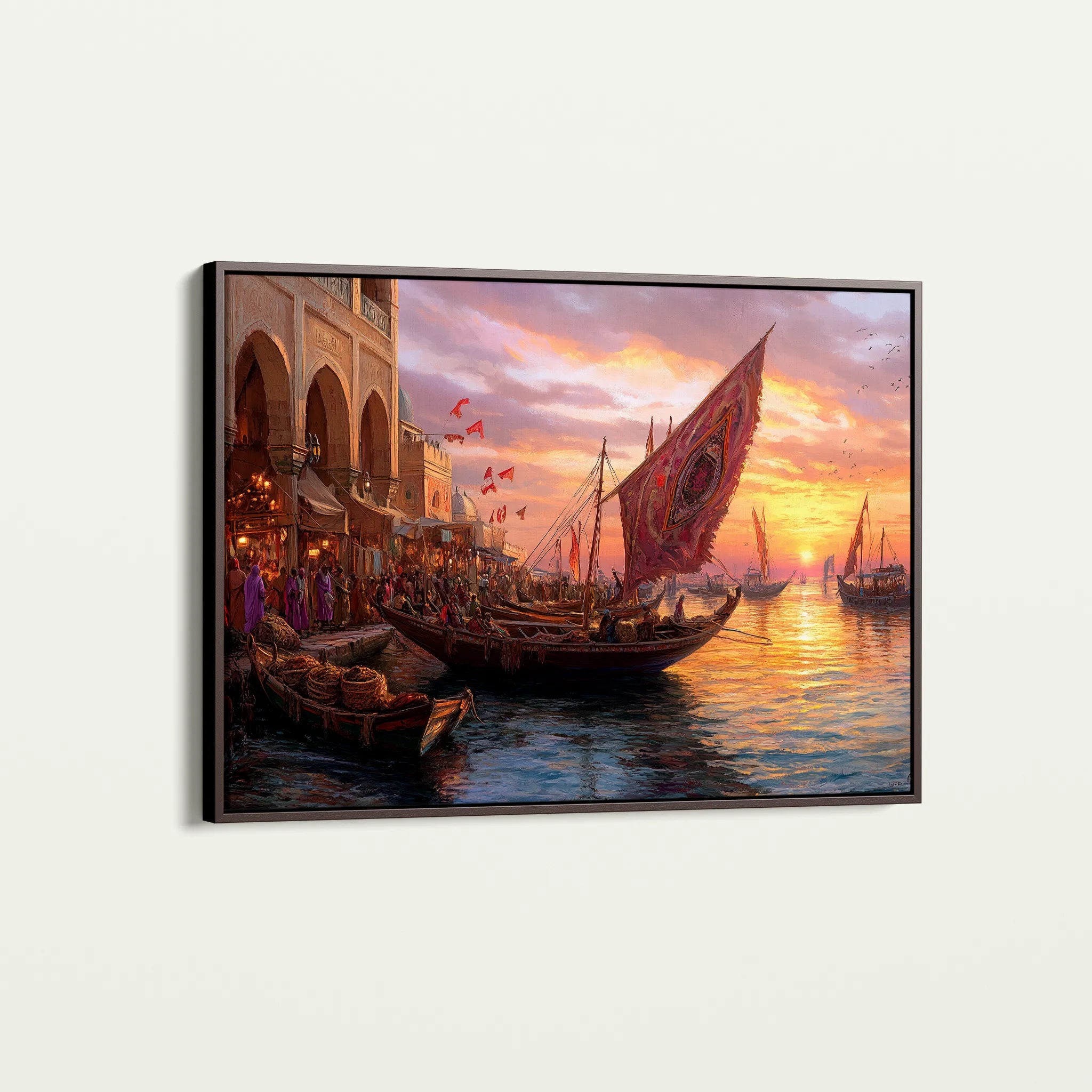 Orientalist Canvas Wall Art WAD105-OR 90 x 60 cm / Stretched on hidden frame