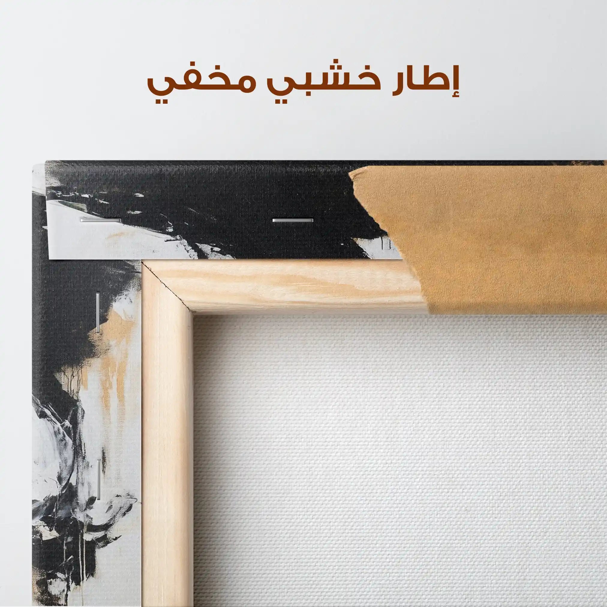 Abstract 1050 Canvas Art 60 x 60 cm / Stretched on hidden frame