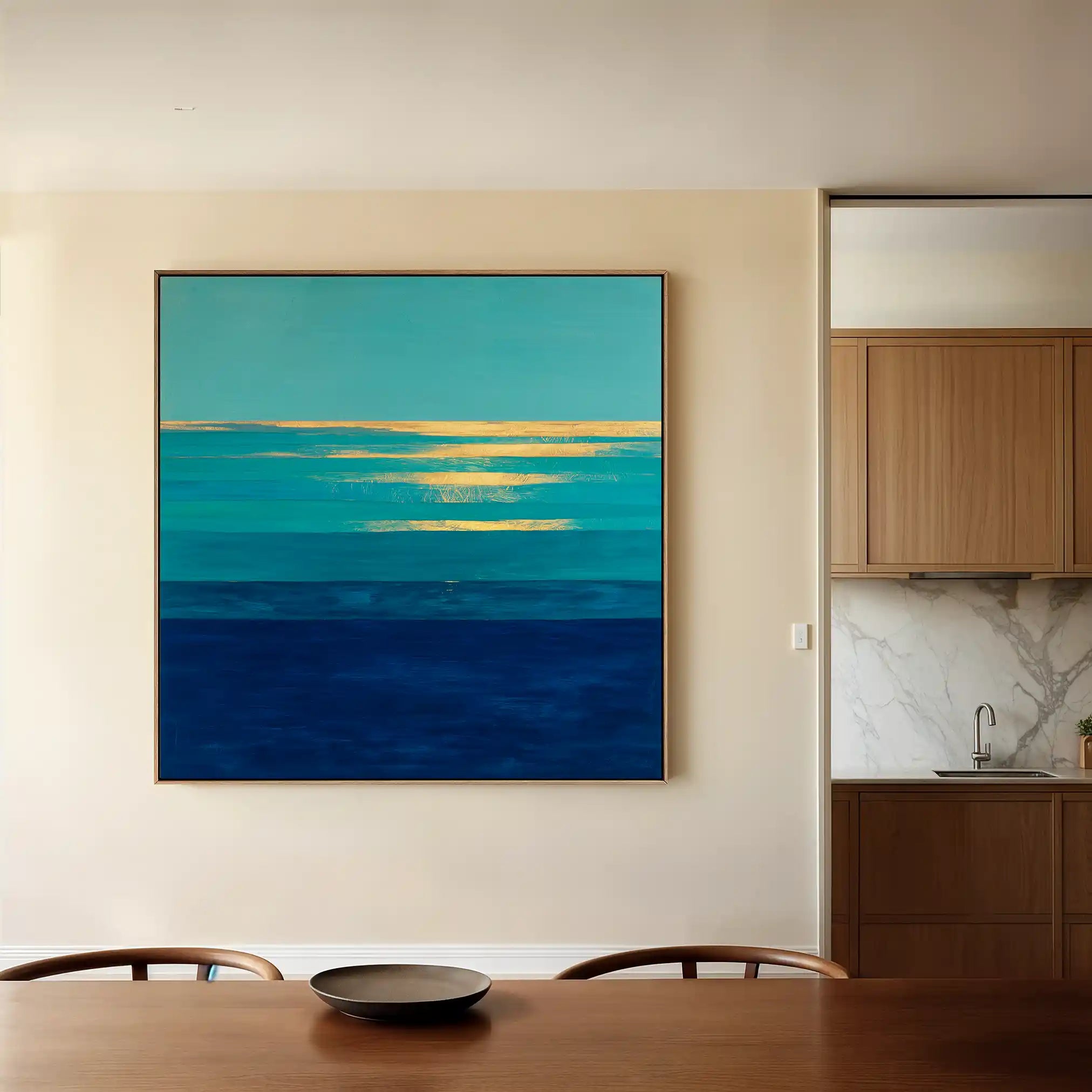 Abstract 1051 Canvas Art 60 x 60 cm / Stretched on hidden frame