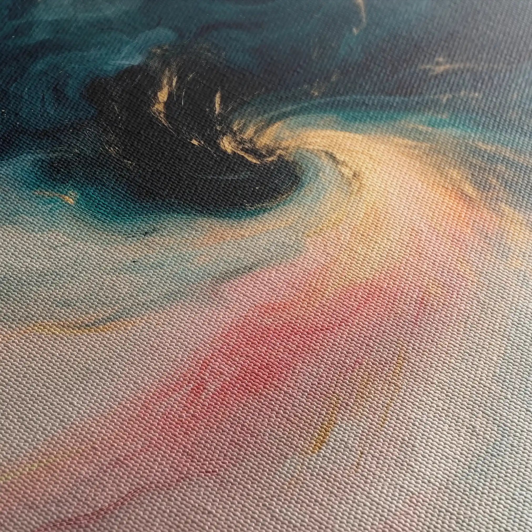 Abstract 1052 Canvas Art 60 x 60 cm / Stretched on hidden frame