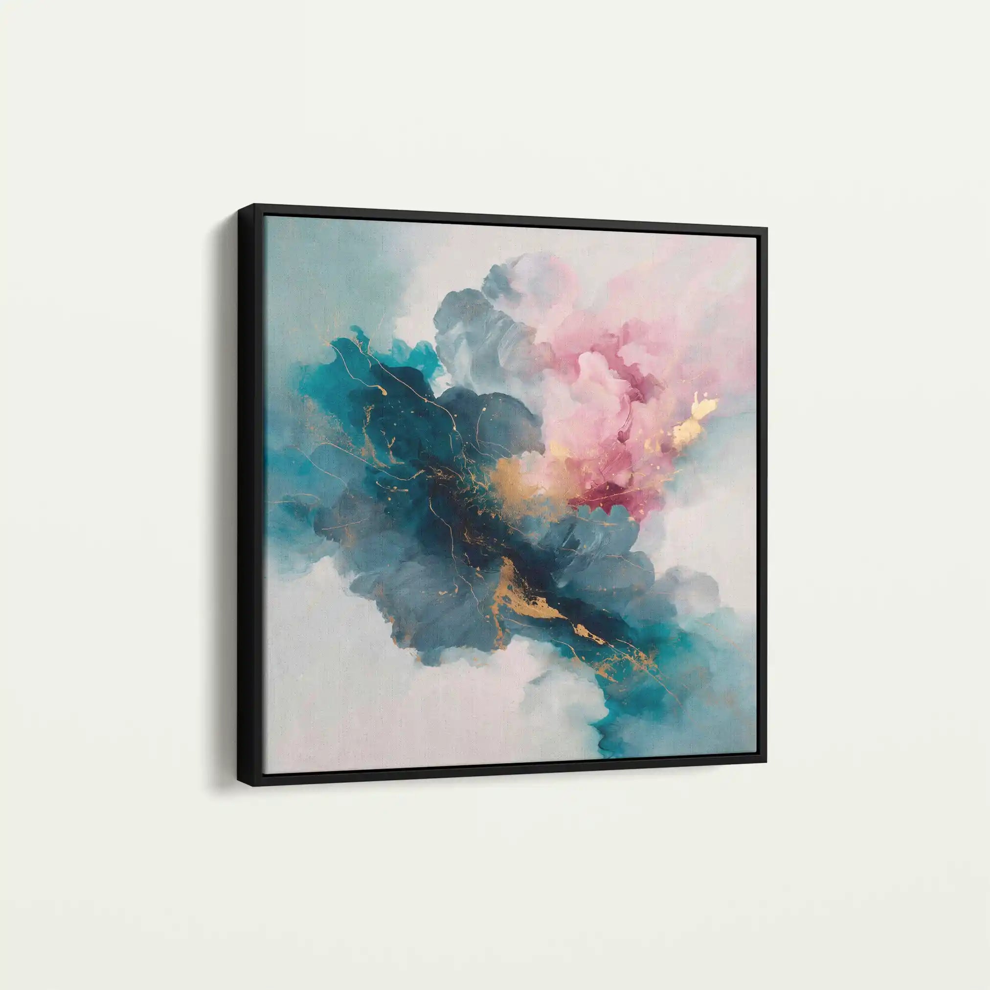 Abstract 1053 Canvas Art 60 x 60 cm / Stretched on hidden frame