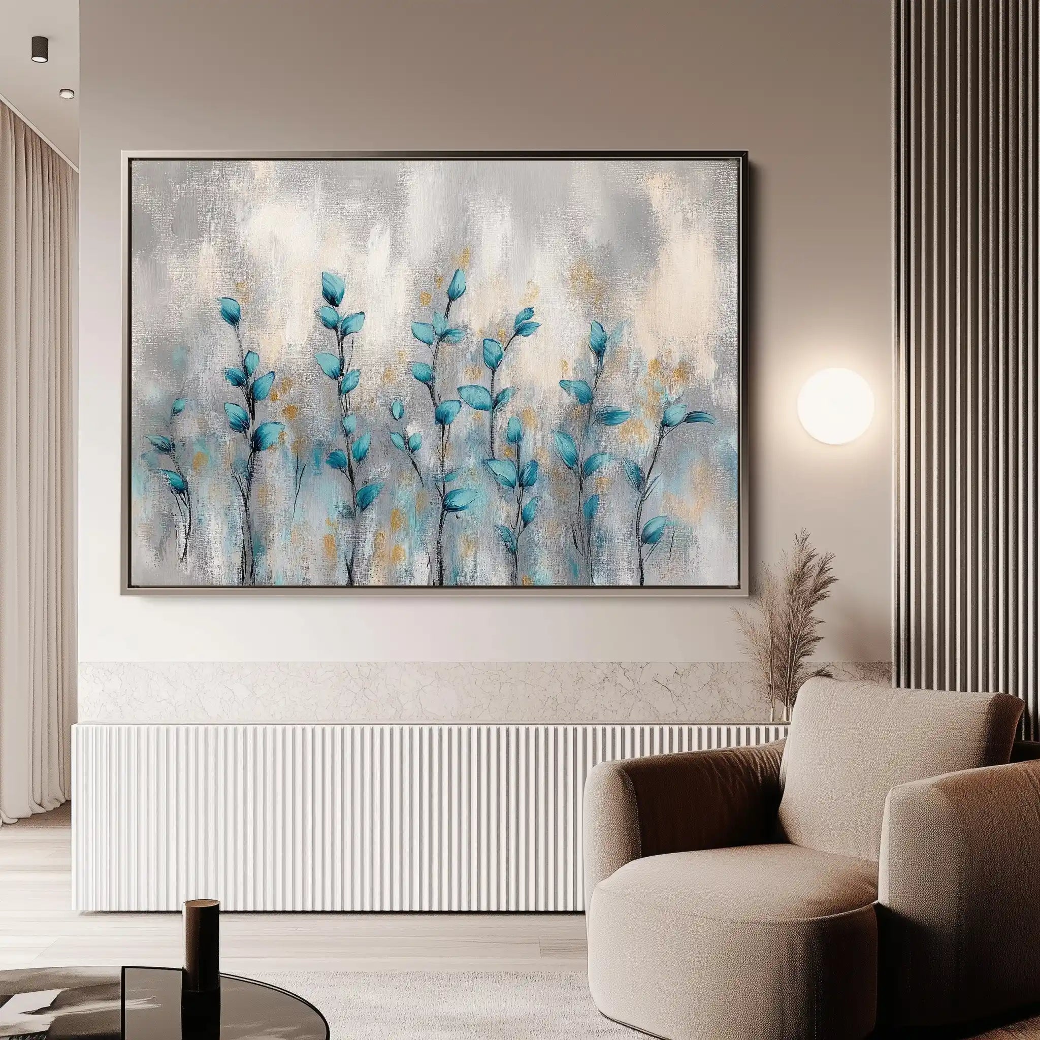 Floral Canvas Wall Art WAD1054-F 90 x 60 cm / Stretched on hidden frame