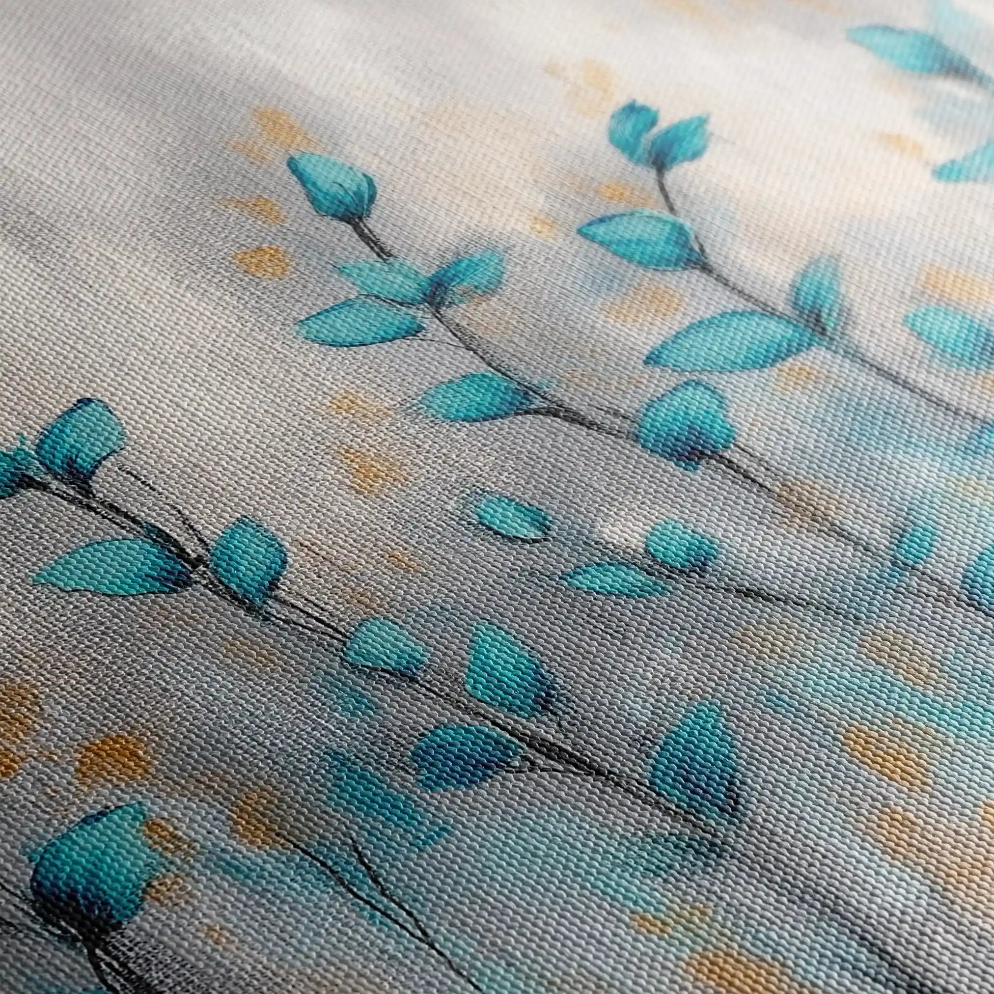 Floral Canvas Wall Art WAD1054-F 90 x 60 cm / Stretched on hidden frame