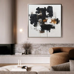 Abstract 1055 Canvas Art 60 x 60 cm / Stretched on hidden frame