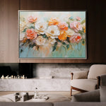 Floral Canvas Wall Art WAD1056-F 90 x 60 cm / Stretched on hidden frame