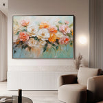 Floral Canvas Wall Art WAD1056-F 90 x 60 cm / Stretched on hidden frame